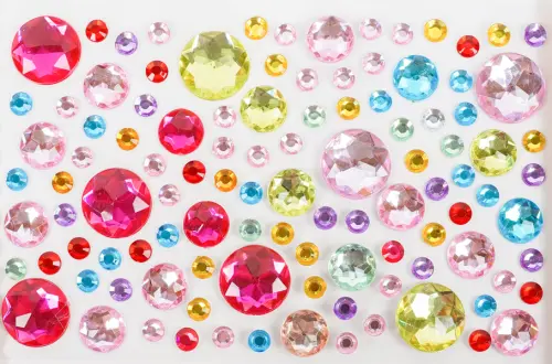 Kamínky samolepicí 04 krystalky 10 ks