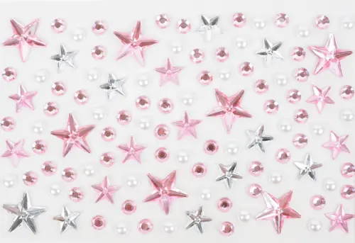 Kamínky samolepicí 05 hvězdy 10 ks