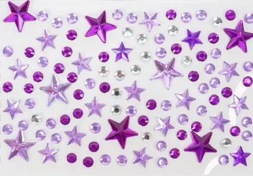 Kamínky samolepicí 05 hvězdy 10 ks