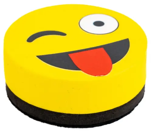 Houba stírací magnetická Emoji na tabule