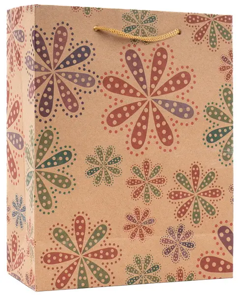 Taška papírová Craft střední 6 Ornament mix