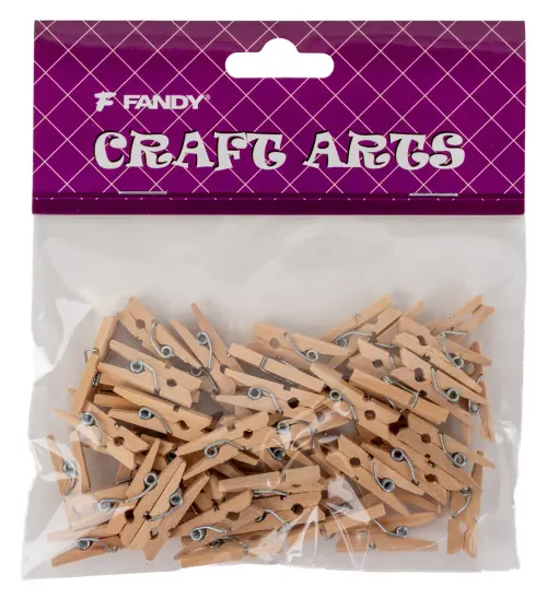 Kolíčky dekorační Natural malé