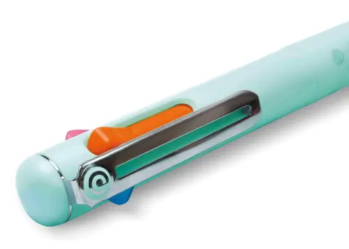 Pero kuličkové 4barevné iZEE, oranžová, sv. modrá, růžová, fialová