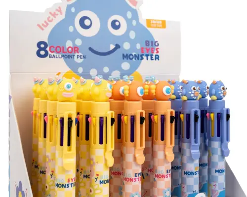 Pero kuličkové osmibarevné Monsters mix