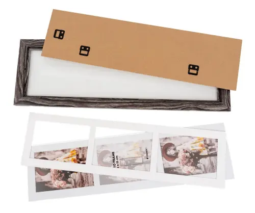 Fotorámeček Narvik gallery 01 2 šedohnědý