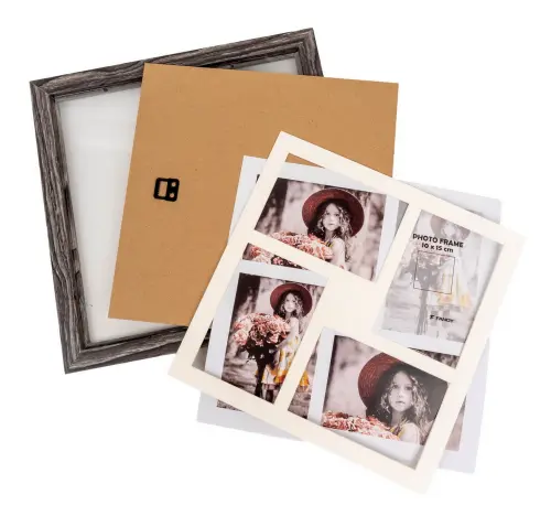 Fotorámeček Narvik gallery 03 2 šedohnědý