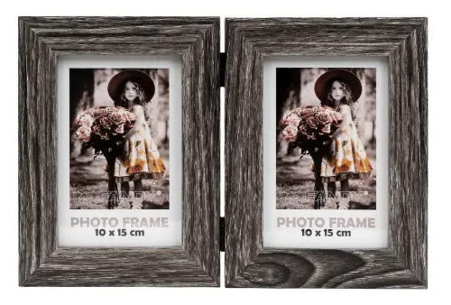 Fotorámeček Narvik 10x15/2 2 šedohnědý
